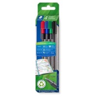 ESTUCHE ROTULADOR TRIPLUS FINELINER 334 ECO EDITION. 4 UNIDADES COLORES SURTIDOS STAEDTLER 334 RC4 (Espera 4 dias) en Huesoi